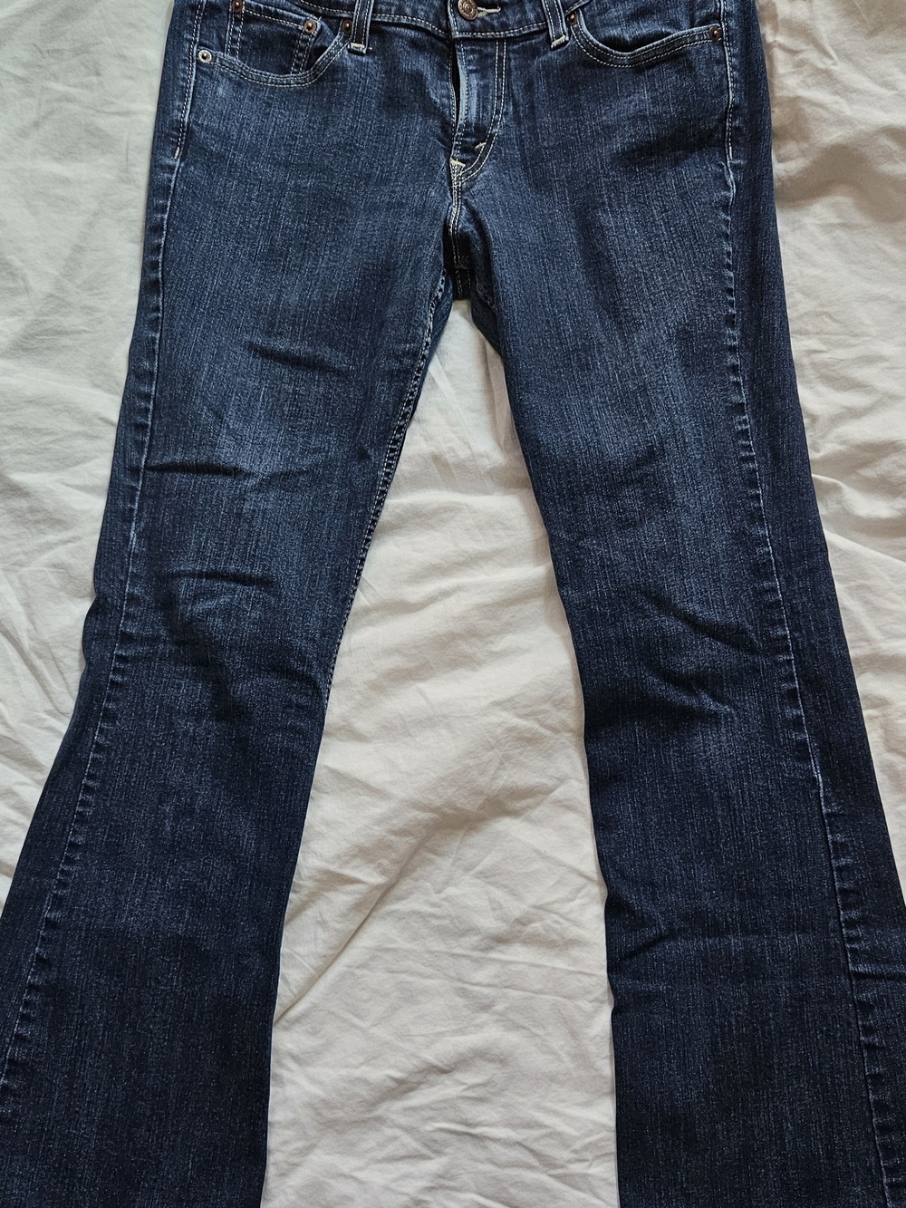 Levi's Dark Indigo Flared Jeans